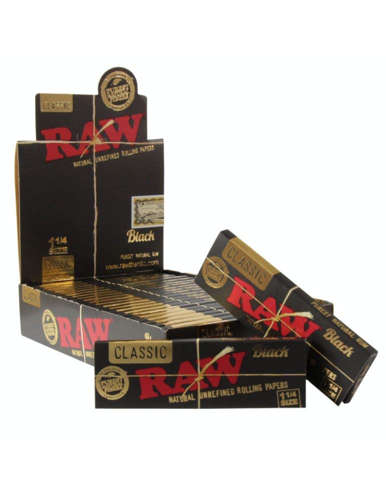 1 Box - Rizla Black Ultra Thin King Size Slim Rolling Paper - Total 1600 Papers Australia