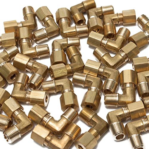 Ltwfitting HF693205 Brass 3/16-Inch Od X 1/8-Inch Male Npt 90 Degree Compression Elbow cover