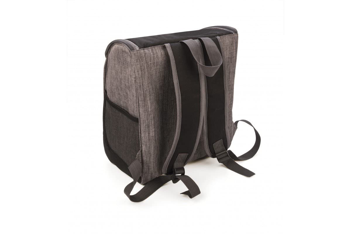 Bolsa Nevera Mochila 20 L. Gris Jaspeada