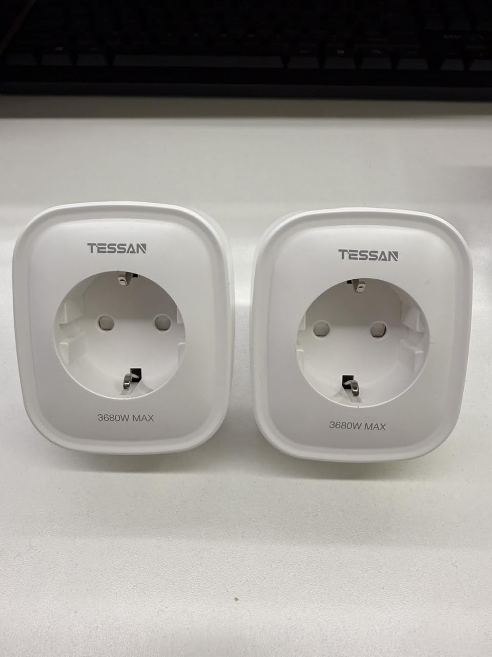 TESSAN Lot de 2 Prises Connectées Intelligentes WiFi avec Commande Vocale