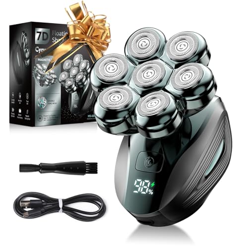 Cyruzi Head Shavers for Bald Men: 7D Floating with 120-Min Run & IPX7