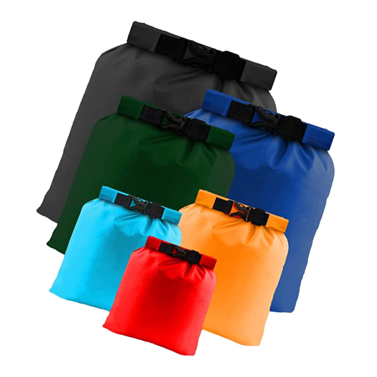 Abaodam 2 Set Custodia Impermeabile Borsoni Impermeabili Sacchi Borsa Per Da Viaggio Sacchetti Di Imballaggio Impermeabili Tessuto in Taffetà Di Poliestere 6 Pezzi * 2