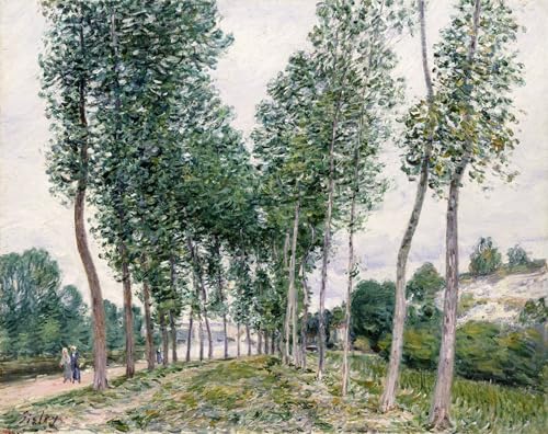 Toile murale abstraite Alfred Sisley pour la Décoration du Salon