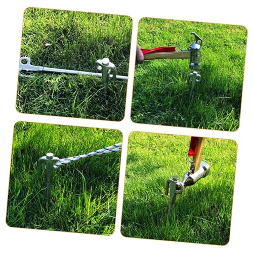Estacas para fijar tiendas de acero inoxidable de alta resistencia para camping en montaña 8