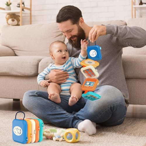 Image of Busy Board for 1 Year Old, Airplane Plane Car Travel Toy, Montessori Toys for 1 2 3 Year Old Girl Boy, Sensory Toys for Toddlers 1-3, 1st Birthday for Boys Girls Kids