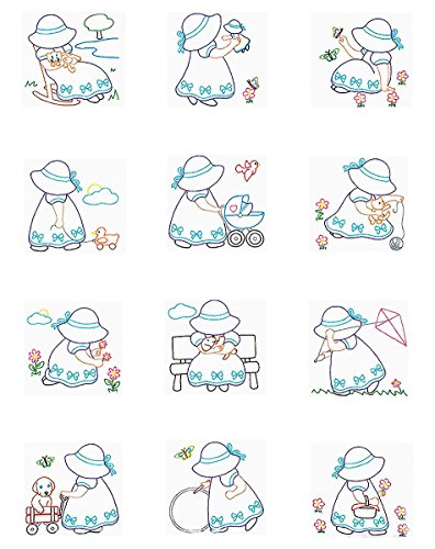 Jack Dempsey Misto Cotone Stamped White Nursery