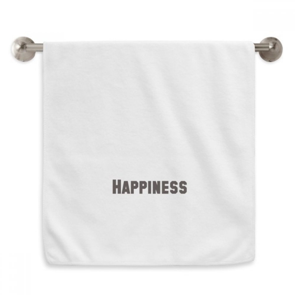 Serviettes moelleuses Bonheur en coton blanc 13X29 Pouces pour un confort haut de gamme au quotidien
