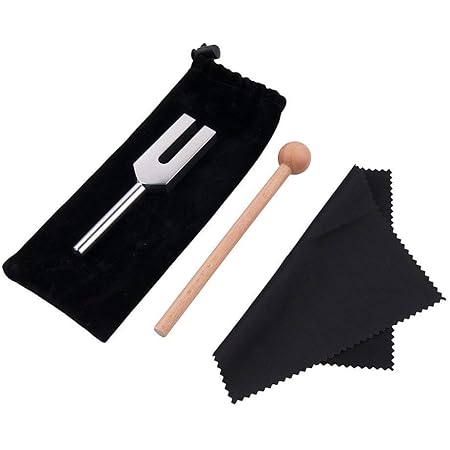QIYUN Tuning Fork, 4096 Hz Tuning Fork - Crystal Tuning Fork with Hammer for Healing