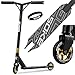 Stunt Trottinette Soke Pro avec roulements à Billes ABEC 9 pour Adultes et Enfants Doré