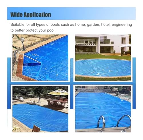 Bâche à bulles bache piscine extérieure intérieure découpable 10x30ft - 7