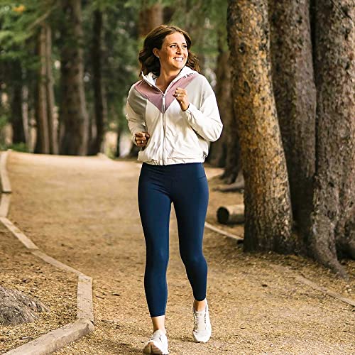 FULLSOFT 3 Pack Fleece Lined Leggings Women High Waisted Workout Winter Warm Yoga Pants Tights(3 Pack Black,Dark Grey,Navy Blue,(with Fleece) Small-Medium) - Thumbnail 3