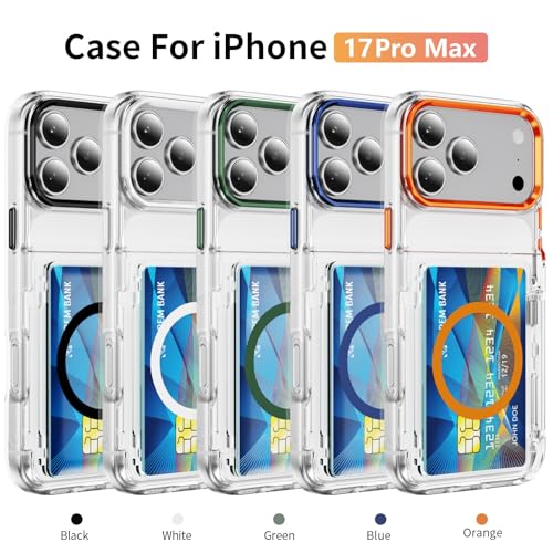 Coque rigide iPhone 17 Pro silicone blanc fente carte arrière - 3