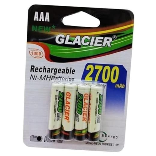 Pilha Recarregável AAA 2700mAh Blister com 4 unidades