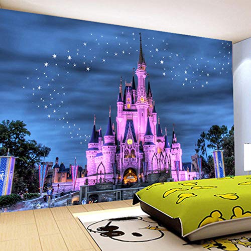 Dernière conception murale papier peint 3D château HD 430x300 cm - 5