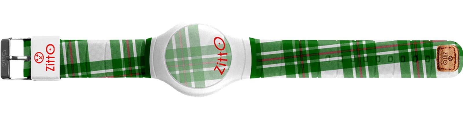 Orologio digitale unisex grande ZITTO SCOTT STREET EDITION in silicone verde MCGREGOR-​MAX-​KM