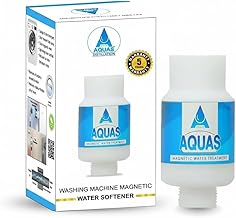 AQUAS ™ Original 5 Years Warranty Washing Machine Filter | Washing Machine Softener for Hard Water Chlorine Limescale Remove Top Load Front Load Washing Machines Dishwashers compatible ALL BRAND