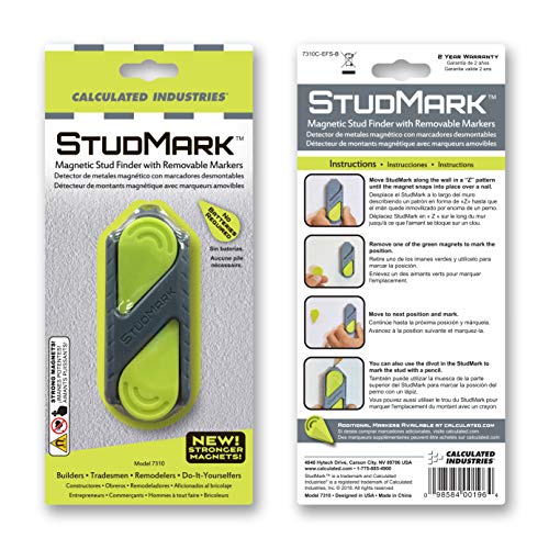 Image of Calculated Industries 7310 StudMark Magnetic Stud Finder with Markers