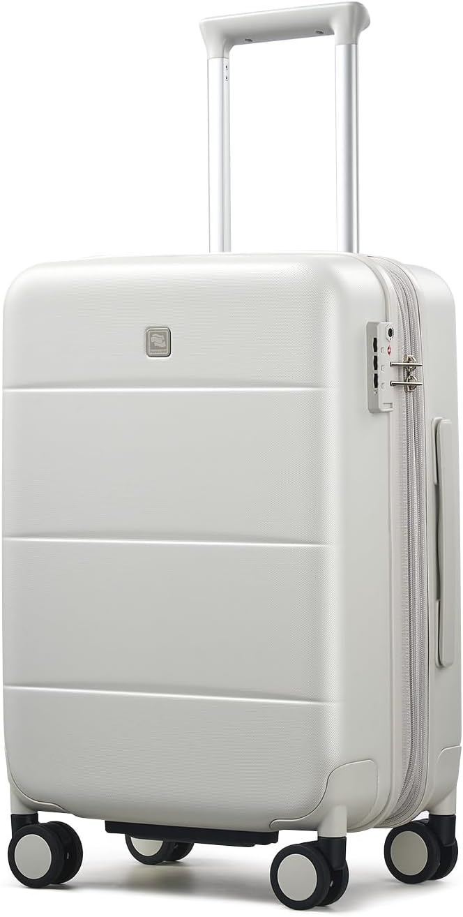 Hanke Expandable Carry On Luggage 22x14x9 Airline Approved, 20 Inch Hardside Lug