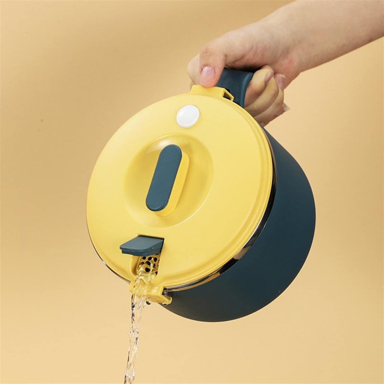 Portapranzo Bento sigillato per Uso Domestico, Ciotola per Noodles istantanei in Acciaio Inox 304