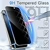 JETech Sichtschutz für iPhone 16 Pro 6,3 Zoll, Anti-Spy Gehärtete Glas Schutzfolie mit Einfachem Installationswerkzeug, 2 Stück #4