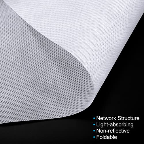 PATIKIL 5x3ft Non-Woven Fabric Backdrop, White Screen Photo Background for Photography Studio - Image 3
