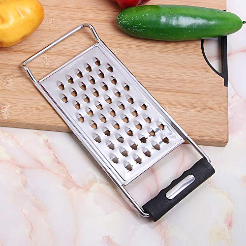 Coarse Cheese Grater Stainless Steel Razor Sharp Blades Non-Slip Grip Medium Shred Tpkd54075 #TOP1