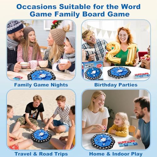 Juego de mesa Word Game Family para niños y adultos miniatura 5