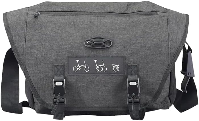 Medium Bag Including Frame for Brompton Black/Grey