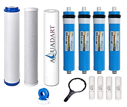 AquaDart 50 LPH RO Water Purifier Filter Replacement Service Kit with 4 Ro Membrane-image-27
