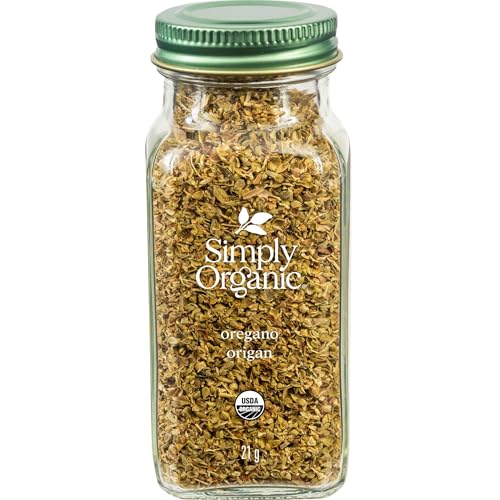 Simply Organic Origan feuille, 21g bouteille verre certifié bio