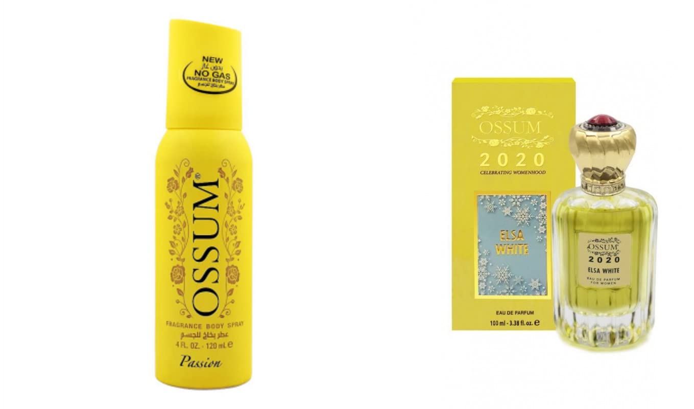 2020 G.SET Elsa White 100 Ml with Passion Body Spray 120 Ml