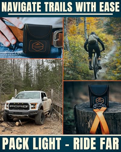 Pocket Chainsaw Survival Gear Supplies - Hand Chain Saw for Camping, Hiking & Backpacking - Manual Wire Saw for Trees - Portable Survival Equipment - Bushcraft Gear & Prepper Supplies Military