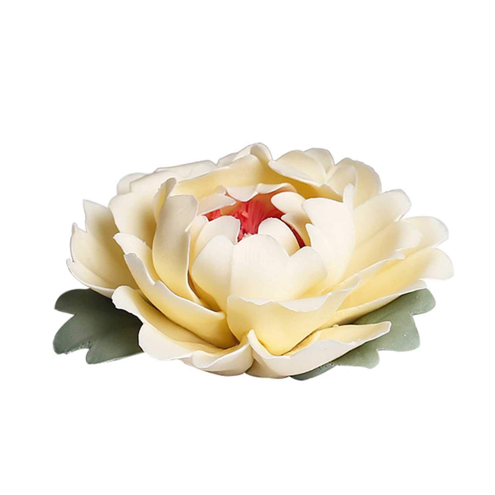 NMFLAB Type Peony Incenses Holder Multipurpose Peony Incenses Burners Ceramic Texture for Simple Interior Small Earthenware Scent Bowl