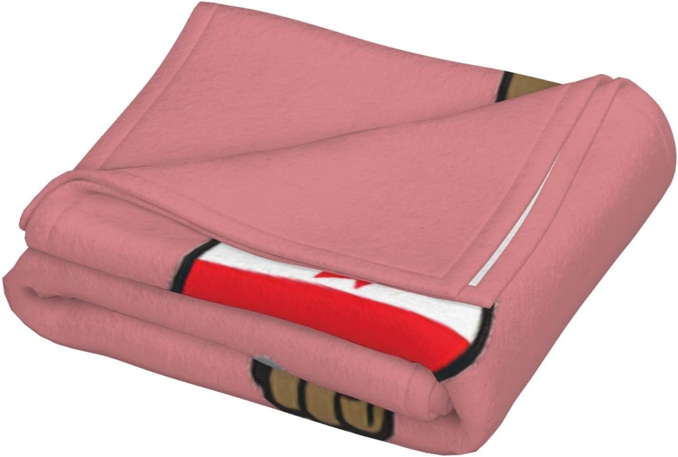 Beaver Print Cozy Soft Blankets Warm 50x60 in Lightweight Blanket for Camping Travel