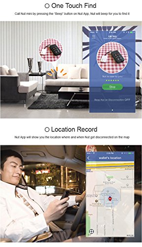 Andoer Mini Smart Tracker Finder sem fio BT Tag Tracker Lembrete de rastreamento de alarme anti-perd