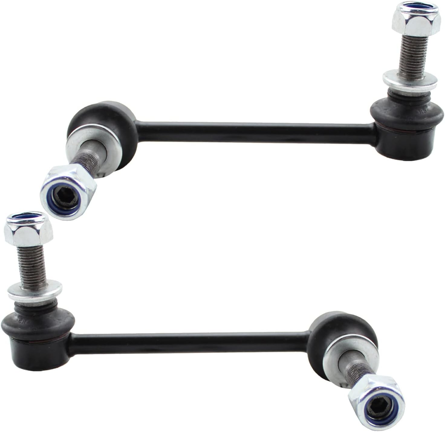 Set of Front Left LH & Right RH Steel Suspension Stabilizer Sway Bar Links Pair (2 Pieces) For Lexus GX470, Toyota 4Runner, FJ Cruiser, Tacoma