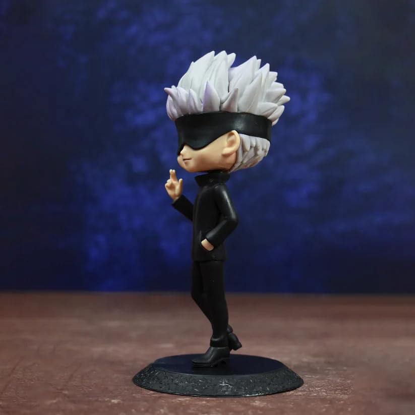 Image of Awestuffs Action Figure Limited Edition for Car Dashboard, Decoration, Cake, Office Desk & Study Table (Satro Jujutsu)