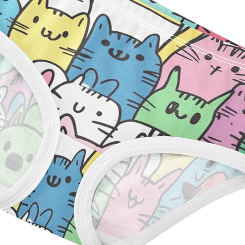 GuoChe Sport Panties Breathable Triangle Panties Organic Cotton Toddler Underwear for Girls in Sizes 2T,3T, 4T, 5T, 6Y and 8Y4