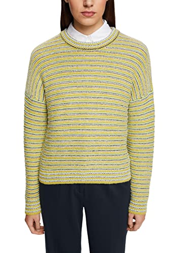 ESPRIT Damen 122EE1I306 Pullover, 318/LEAF Green 4, L