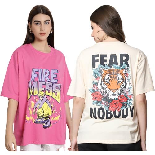Image of Fabflee Women's Oversized Fit T-Shirt