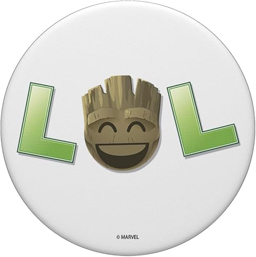 Miniatura 3 de Marvel Happy Groot LOL Emoji  PopSockets Grip y soporte para teléfonos y tabletas