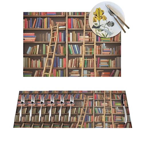 Sets de table résistants à la chaleur en vinyle tressé durable