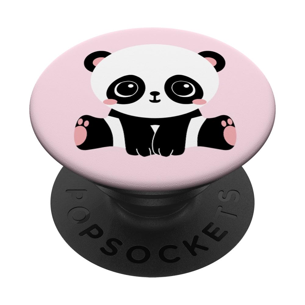 PopSocket PopGrip Adesivo Con Cuffie Panda DJ - Simpatico Design Per Amanti Della Musica E Animali - 4