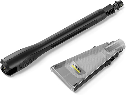 Kärcher Hochdruckreiniger-Strahlrohr eco!Booster 180, 50 % höhere Reinigungsleistung im Vergleich zum Flachstrahl, spart Wasser, Energie und Zeit, Original-Zubehör für Kärcher…