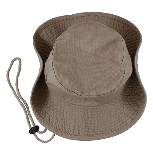 Sombrero Safari Ajustable Tipo Bucket de Algodón Stone-Washed miniatura 3