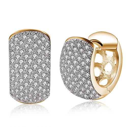 Boucles d'oreilles or 14k et diamant de laboratoire : le cadeau idéal pour femme