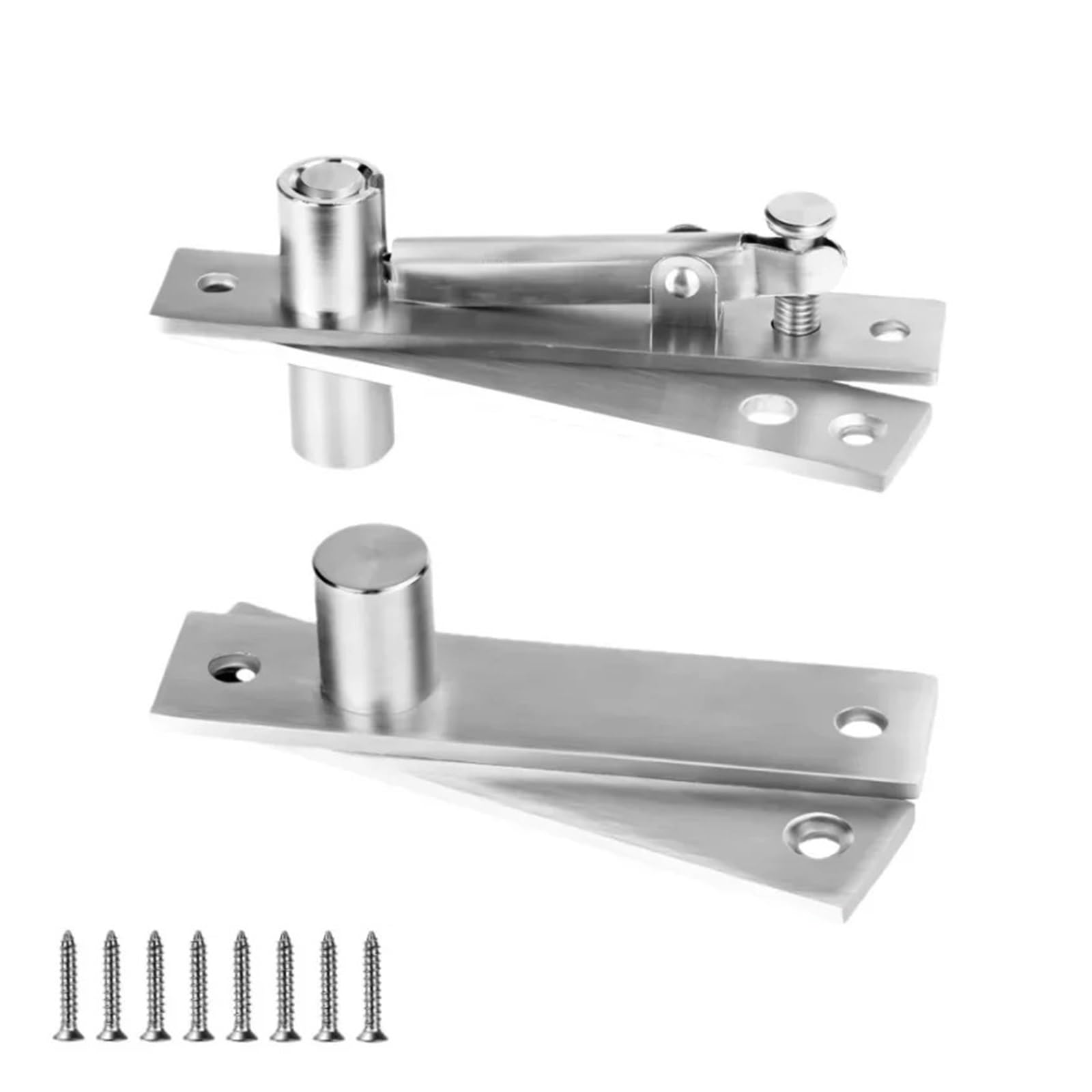 Cbtyacvlp One Color 360 Degree Rotating Heavy Duty Pivot Hinge Stainless Steel Hidden For Secret Door Bookshelf