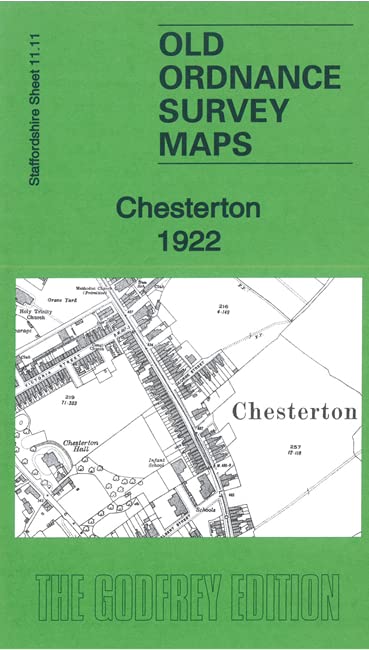 Chesterton 1922: Staffordshire Sheet 11.11 (Old Ordnance Survey Maps of Staffordshire)