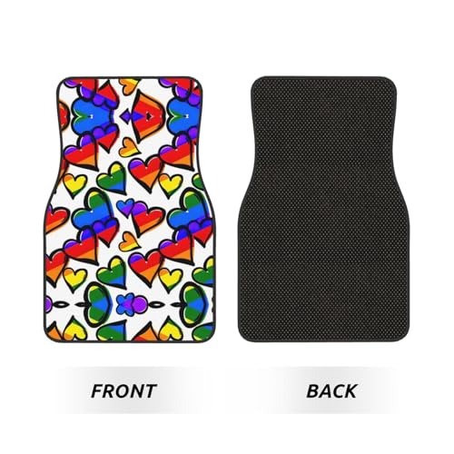 Tapis de sol voiture Gay Pride arc-en-ciel, le cadeau idéal - 7