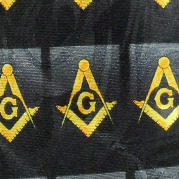 Steven Harris Masonic Ties Mens Freemason Necktie Mason Tie for Men Compass Neckties - Image 3